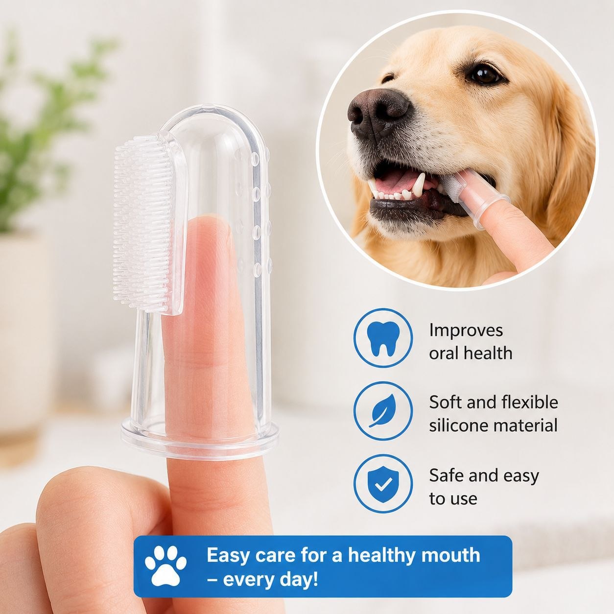 Pet Finger Toothbrush